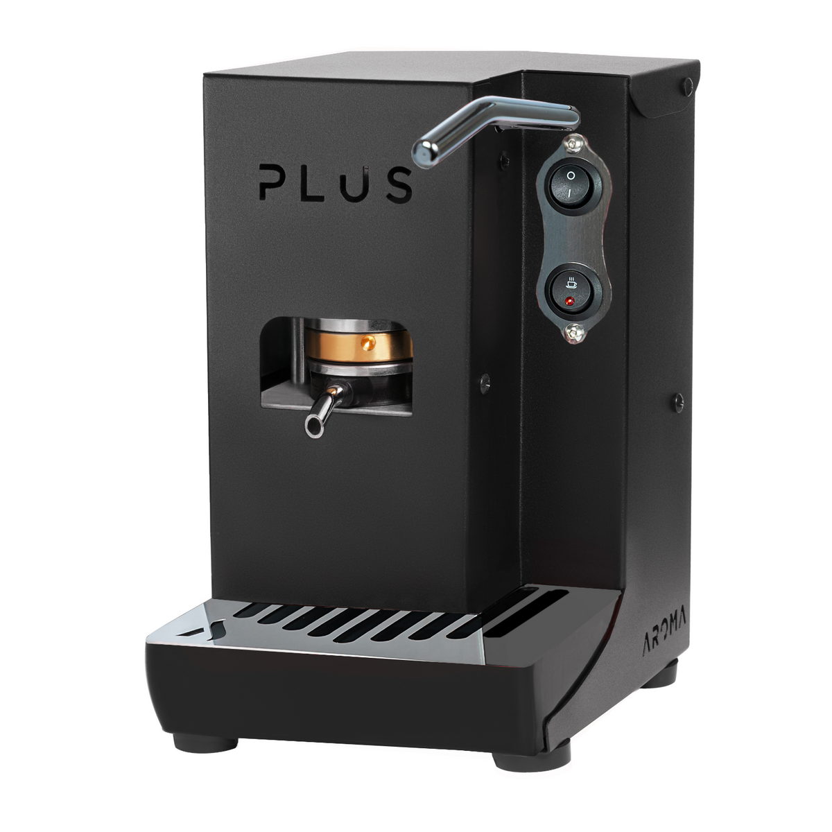 NEW ENTRY MACCHINA CAFFÈ A CIALDE IN CARTA AROMA PLUS TOTAL BLACK ESE 44+50 CIALDE OMAGGIO