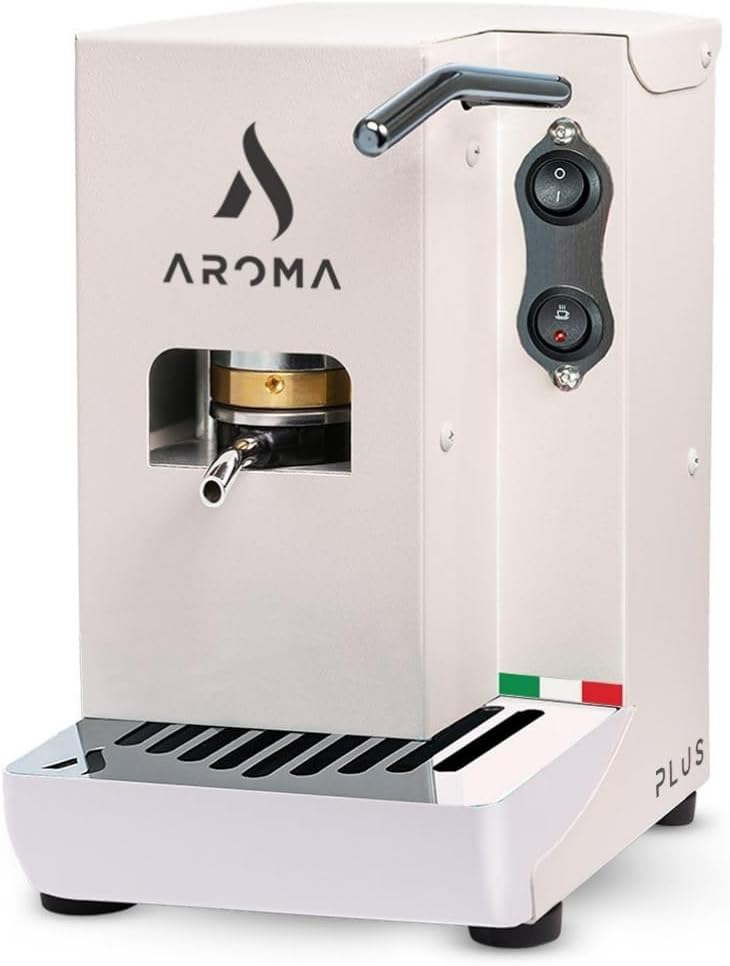 MACCHINA CAFFÈ A CIALDE IN CARTA AROMA PLUS tot. White ESE 44 + 50 CIALDE OMAGG
