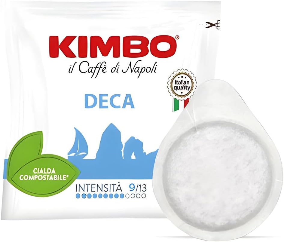 CAFFE KIMBO - CIALDE ESE 44MM  - MISCELA DECAFFEINATA DEK