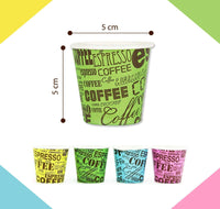 1000 pz BICCHIERE DI CARTA PER CAFFè TEAM BIO 75 ML CAFFè BICCHIERINI COLORATI..