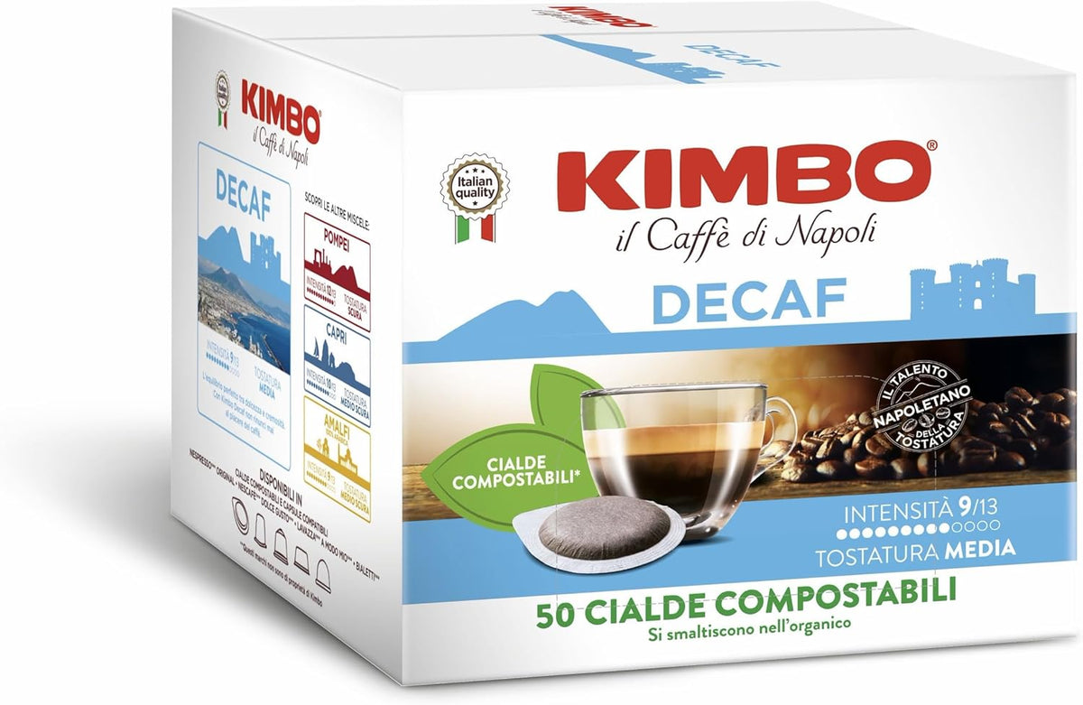CAFFE KIMBO - CIALDE ESE 44MM  - MISCELA DECAFFEINATA DEK