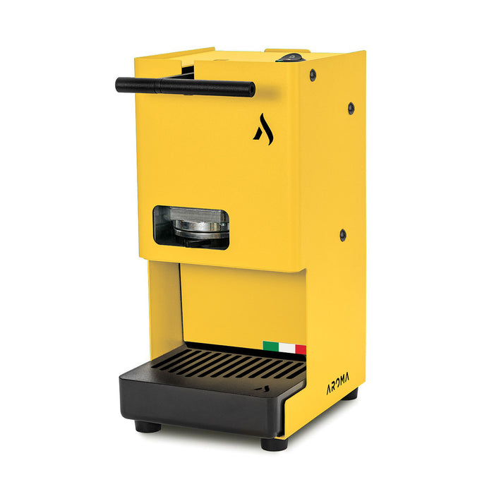 MACCHINA CAFFÈ A CIALDE IN CARTA AROMA EGO 2025 STANDARD ESE 44  COLORE GIALLA