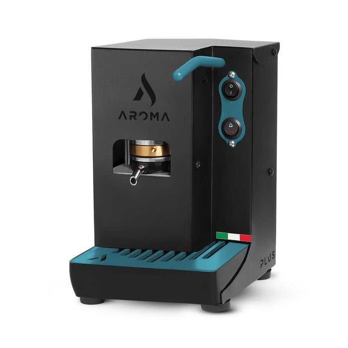 MACCHINA CAFFÈ A CIALDE IN CARTA AROMA PLUS NERA E PETR.ESE 44+50 CIALDE OMAGGIO