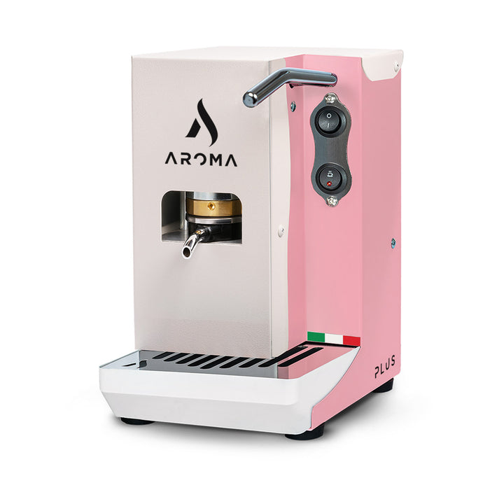 MACCHINA CAFFÈ A CIALDE IN CARTA AROMA PLUS+ PINK ESE 44 + 50 CIALDE OMAGGIO