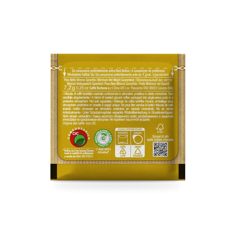 CAFFE BORBONE - CIALDE ESE 44mm - MISCELA ORO