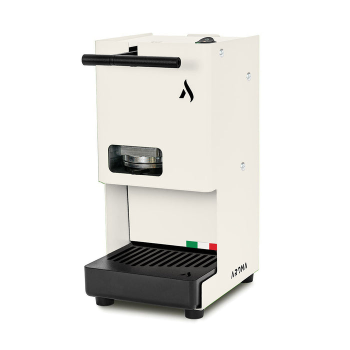 MACCHINA CAFFÈ A CIALDE IN CARTA AROMA EGO 2025 STANDARD ESE 44   COLORE BIANCO