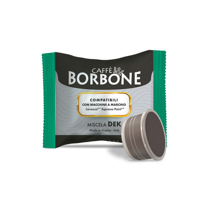 CAFFE BORBONE - CAPSULE PER ESPRESSO POINT   - MISCELA DEK