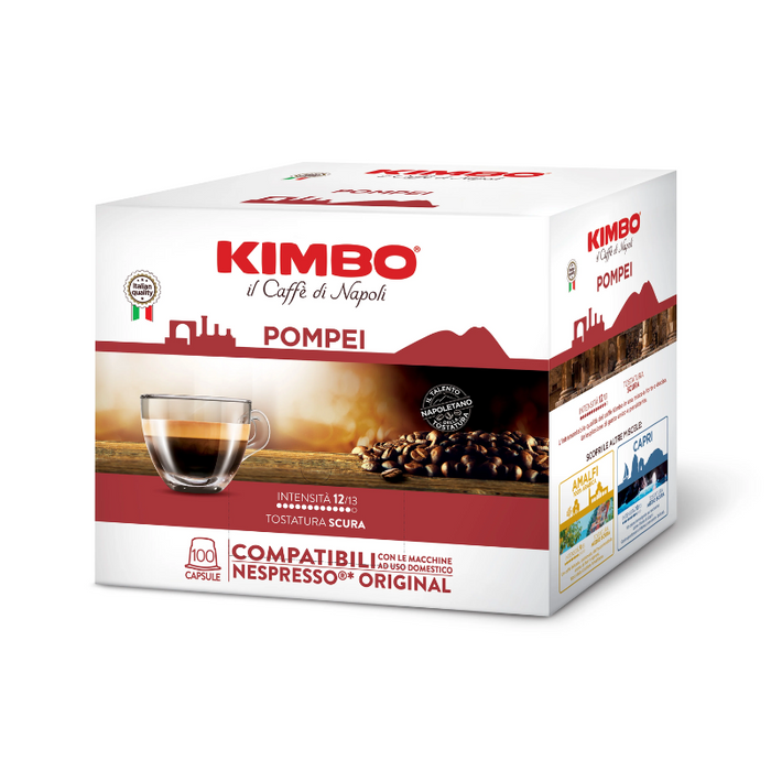 CAFFE KIMBO - COMPATIBILE PER NESPRESSO  - MISCELA POMPEI