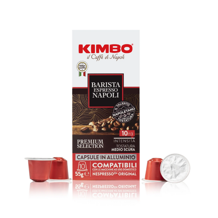 CAFFE KIMBO - COMPATIBILE PER NESPRESSO  - MISCELA BARISTA ESPRESSO NAPOLI