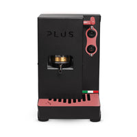 MACCHINA CAFFÈ A CIALDE IN CARTA AROMA PLUS NERA E ROSA ESE 44 + 50 CIALDE OMAGG