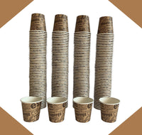 1000 pz BICCHIERE DI CARTA PER CAFFè TEAM BIO 75 ML CAFFè BICCHIERINI MARRONI